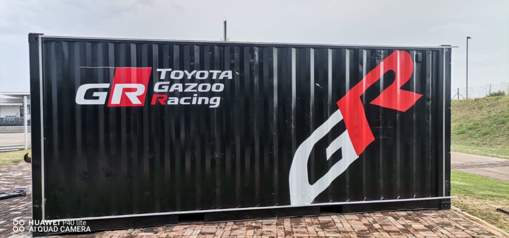 Toyota Gazoo Racing Container Branding